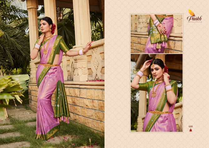 Virasat Vol 1 By Pankh Silk Designer Sarees Catalog